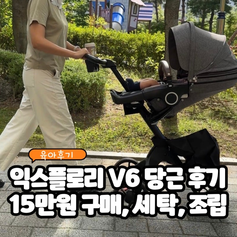 스토케 익스플로리 디럭스 V6 당근 15만원 구매, V5 차이부터 세탁, 조립까지