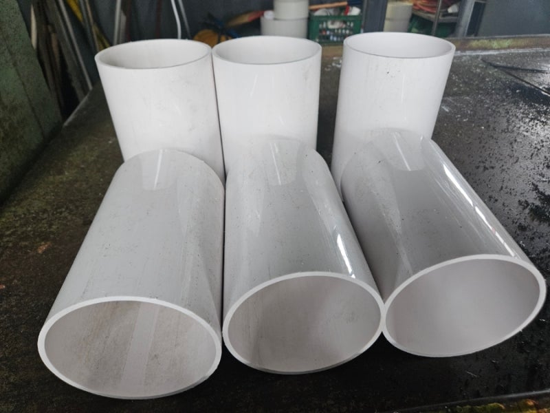 PVC 파이프 절단 커팅 / PVC 파이프를 반원으로 절단하고 싶다면?