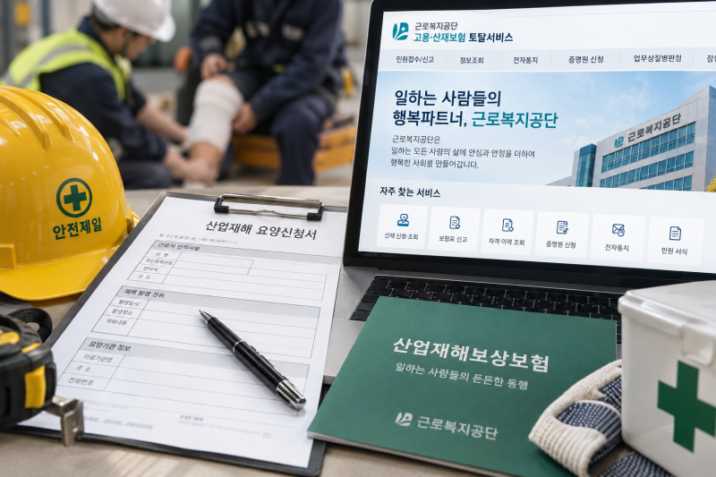 산재처리 조회 방법 알아두면 편해요