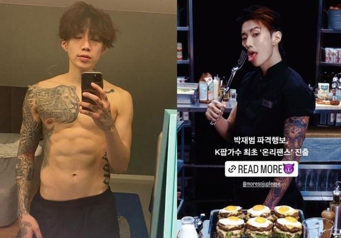 박재범이 대기실에서 양손에 가득 쥐고 있던 그것, 뭐였을까요?