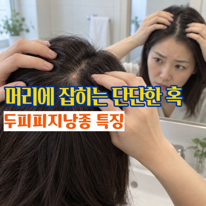 피지낭종원인 머리에 난 뾰루지인 줄 알았는데.. 두피피지낭종 피지낭종제거 필요한 경우