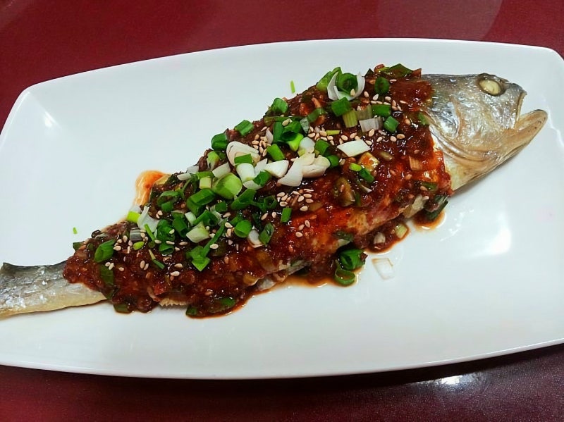 조기찜 만드는 법, 반건조 조기 2마리 쪄서 두 가지 맛으로 먹었어요.