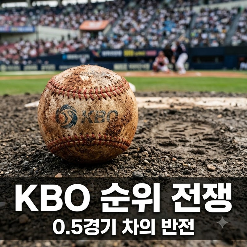 0.5경기 차 실화? 삼성 1위 위태.. 2026프로야구결과 뒤집힐까