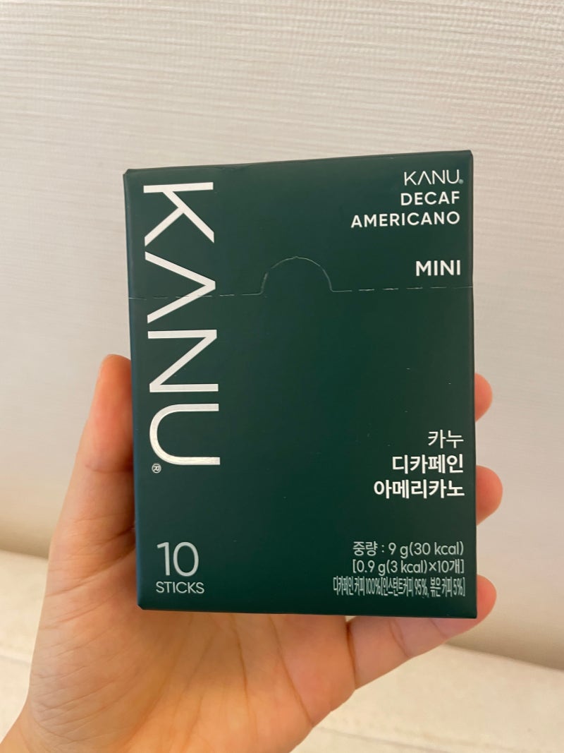 부드러운 카누 디카페인 아메리카노 구입 후기