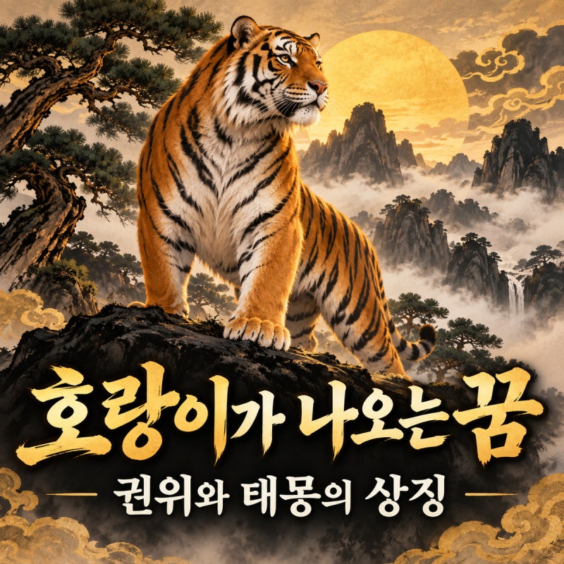 호랑이가 나오는 꿈｜전통 꿈해몽에서 권위와 태몽에 연결하는 이유