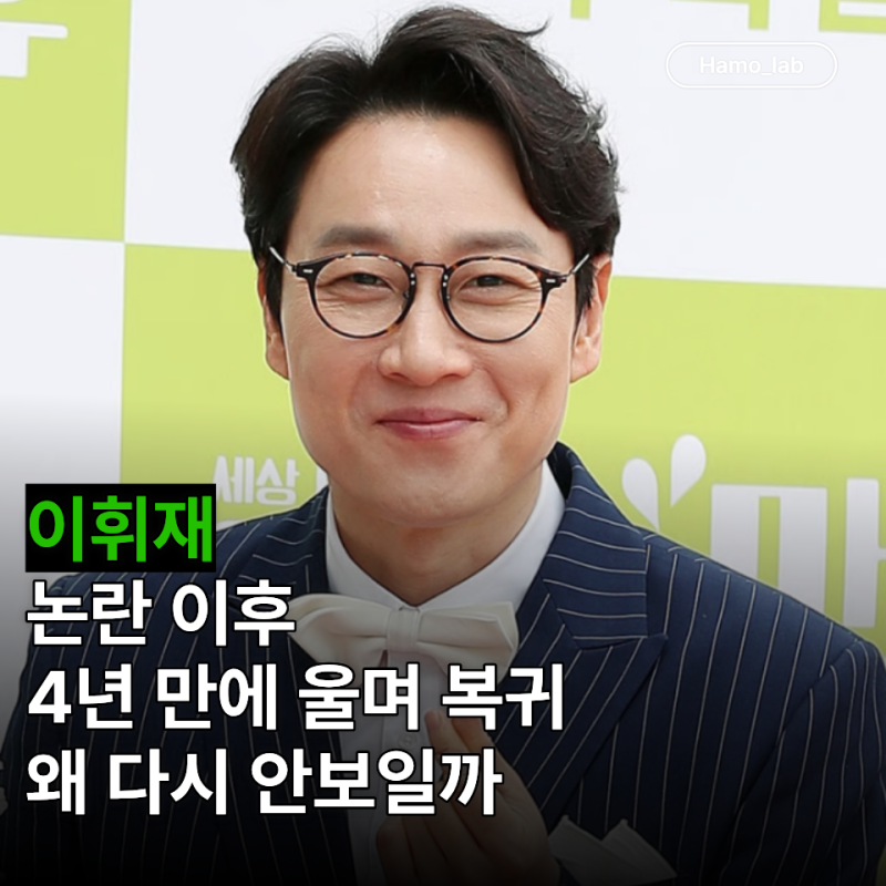"아빠 다시 일했으면" 아들 편지에 울었던 이휘재...논란 이후 4년 만에 복귀했는데 또 사라졌....