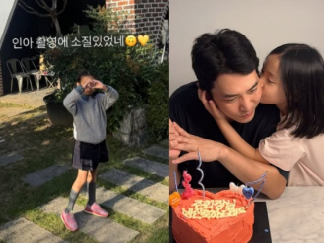 그동안 얼굴 꼭 가렸는데…차예련♥주상욱 딸, 특별한 첫 화보 공개