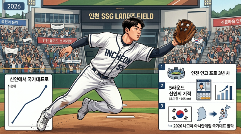 정준재 선수 누구? ⚾ 165cm ‘작은 거인’이 SSG 주전 2루수에서 아시안게임 국가대표까지