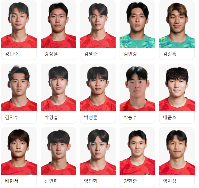 2026 아시안게임 축구 국가대표 선수 명단 총정리