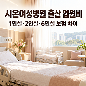 시온여성병원 출산 입원비｜1인실·2인실·6인실 보험 적용과 실비 청구