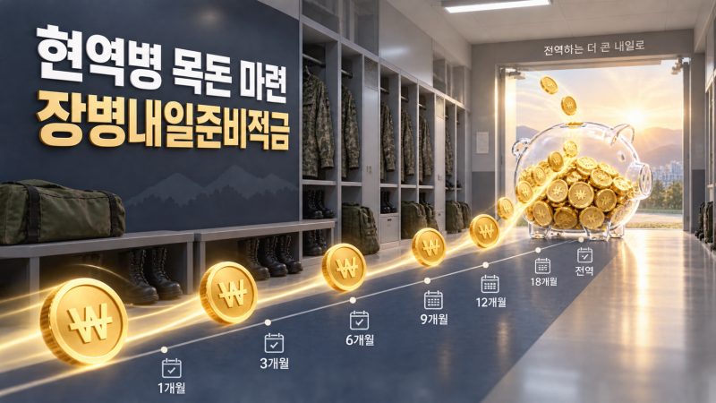 군대서도 목돈을 마련할 수 있을까? 장병내일준비적금