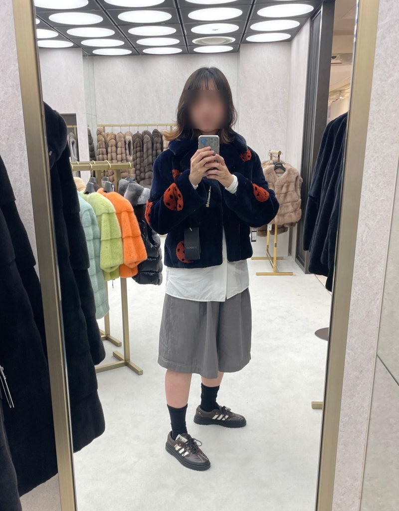 마억두의 갤러리아백화점 명품관 모피, 라피에라(LA FIERA) 동우모피 밍크코트 가격, 후기