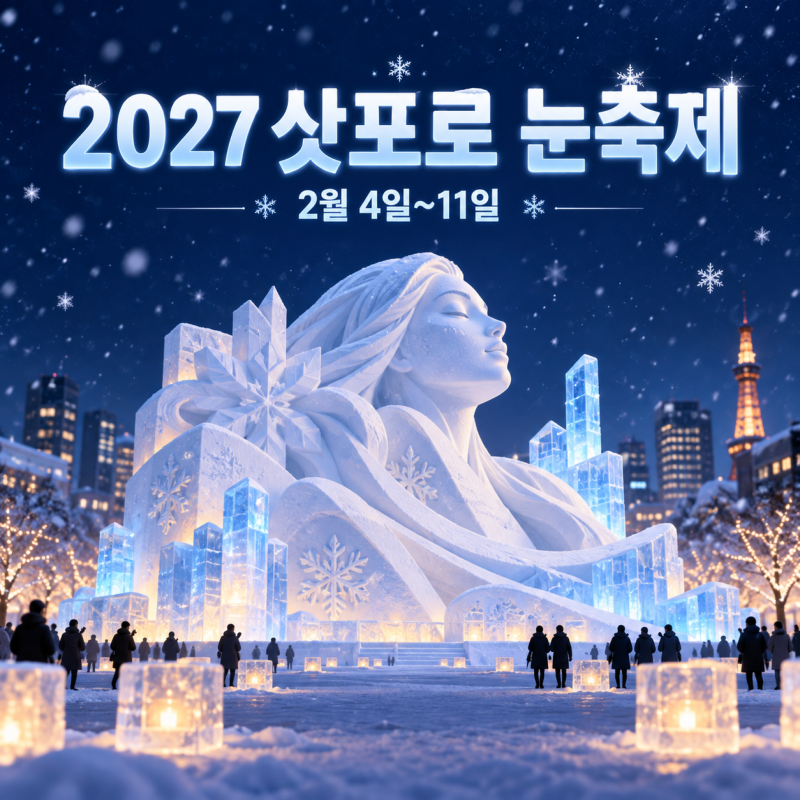 2027 삿포로 눈축제 일정·행사장별 동선 총정리