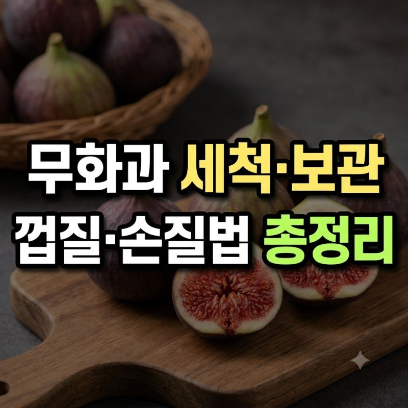 무화과 먹는법 껍질 레시피 보관법 세척 총정리(+청 얼린 말린 크림치즈 아기 껍질째 씻는법 ....