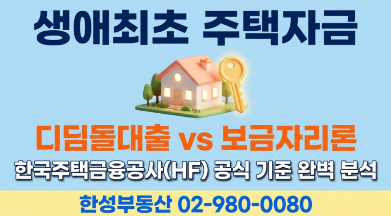 2026 생애최초 주택구입자금대출 총정리: 생애최초 디딤돌대출 한도 부족할 때? 보금자리론 ....