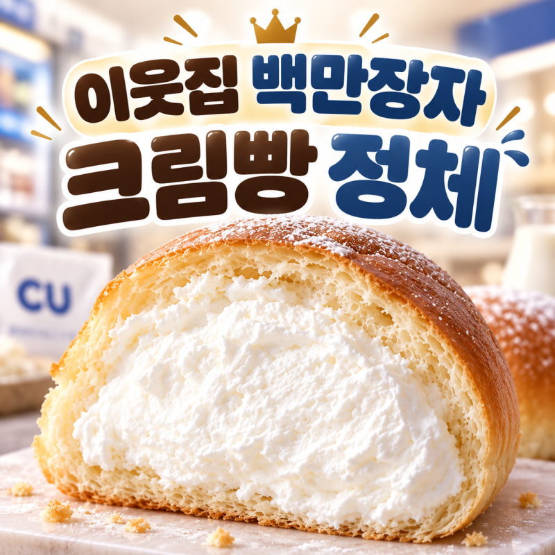 이웃집 백만장자 크림빵 정체 연세우유 생크림빵 1억개 팔린 이유