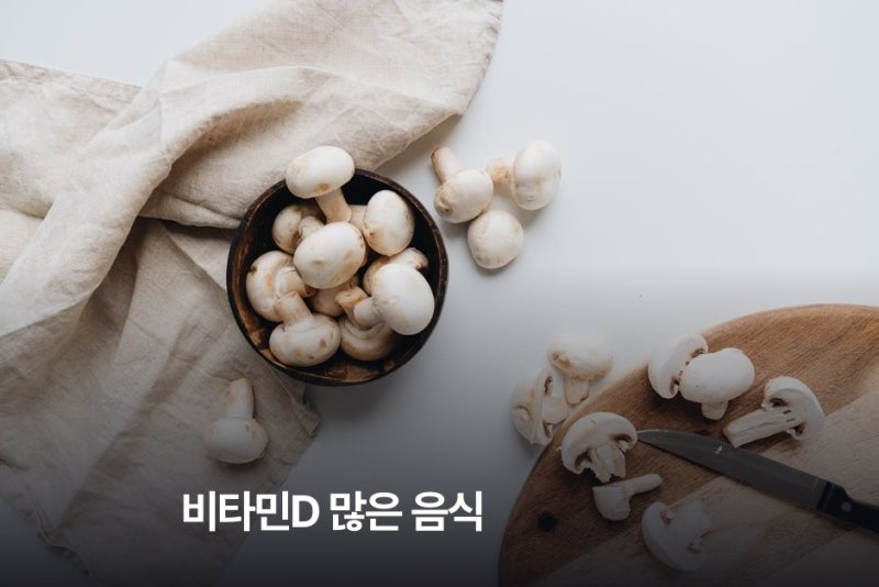 비타민D 많은 음식 5가지, 버섯 생선 계란 우유 간