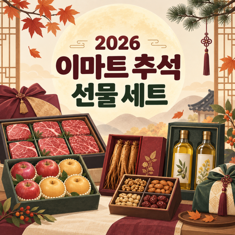 2026 이마트 추석 선물 세트 사전예약 혜택과 가격대별 추천 총정리