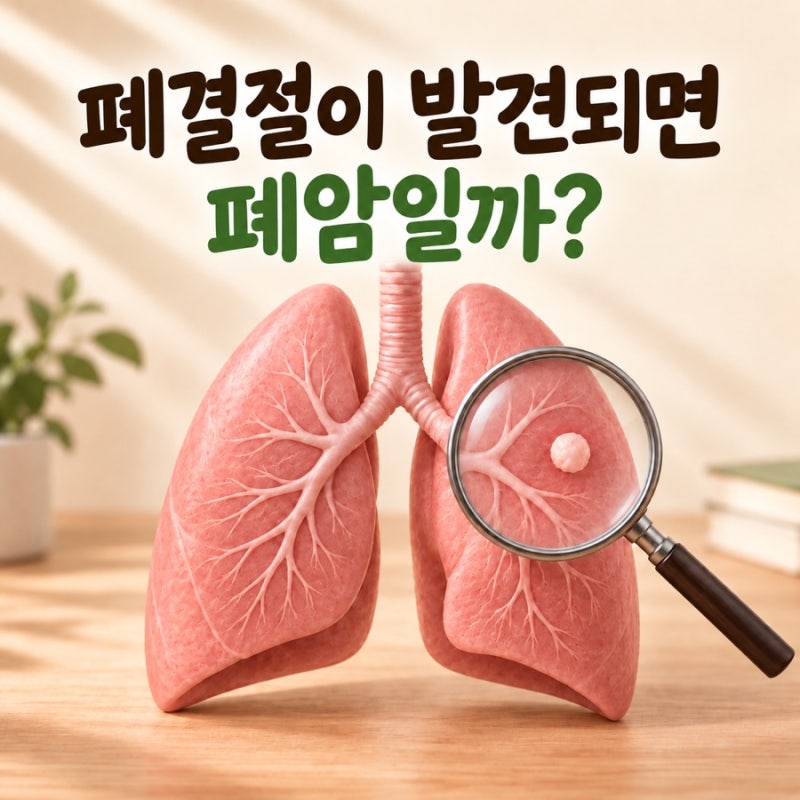 폐결절이 발견되면 폐암일까?