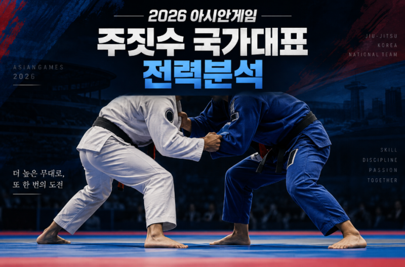 2026 아시안게임 주짓수 국가대표 선수와 한국 대표팀 전력분석