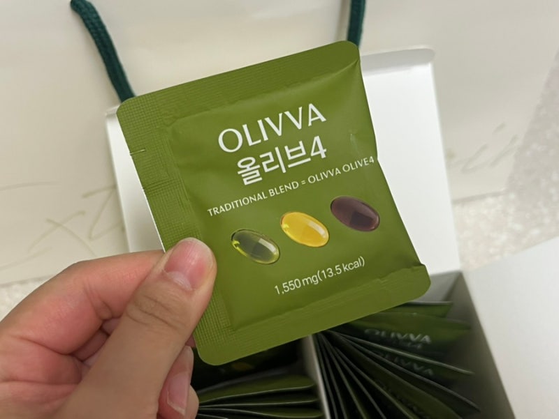 올리바 올리브4 아침 공복 올리브 오일 캡슐로 시작한 데일리 루틴 후기