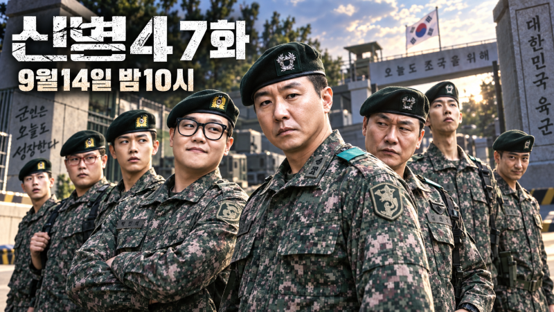 신병4 7화 9월14일 밤10시, 티빙·지니TV 어디서 보나?