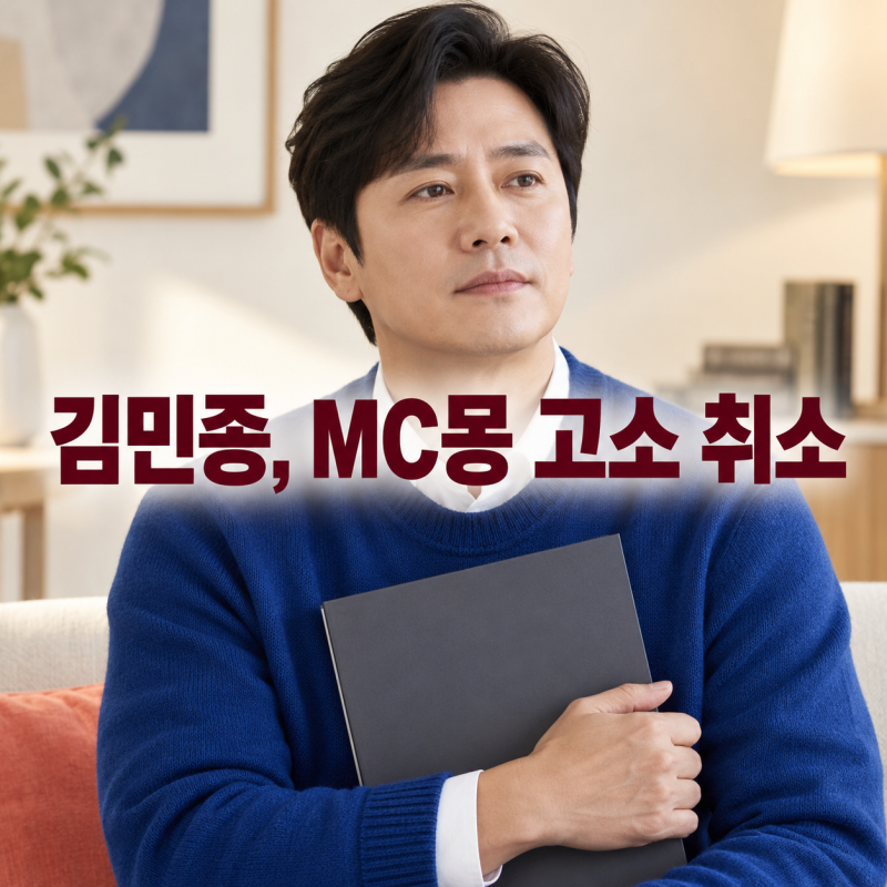 김민종, MC몽 고소 취소…공개 사과 받아들인 이유
