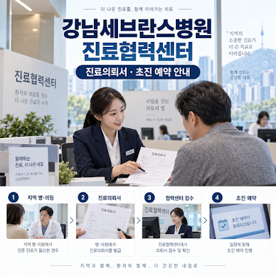 강남세브란스병원 진료협력센터 이용방법｜진료의뢰서·초진 예약 안내