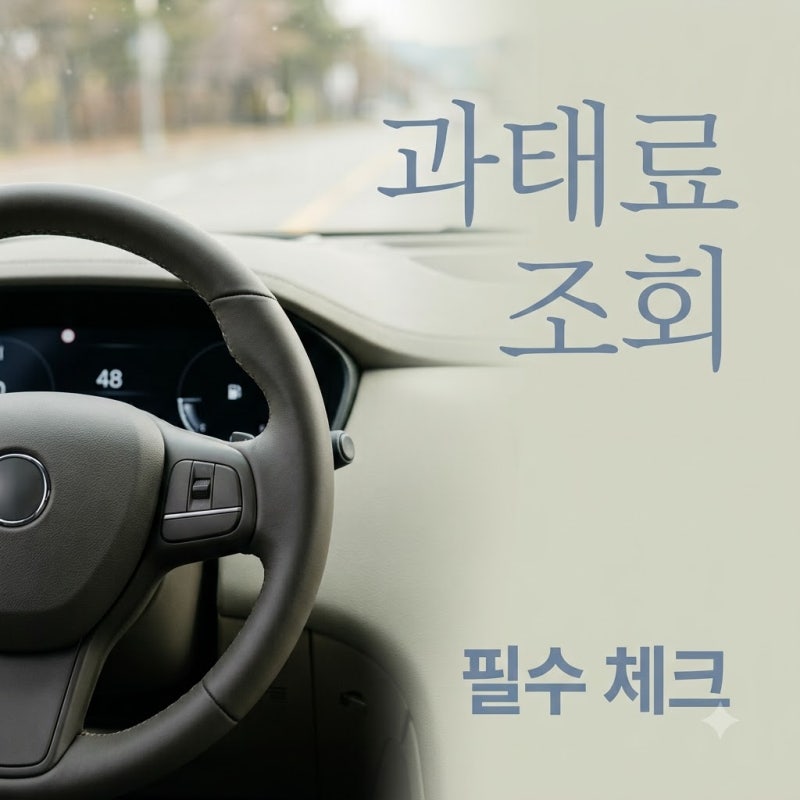 벌써 일주일 지났는데.. 자동차과태료조회, 이파인만 믿다간 큰코다칩니다