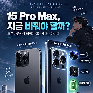 아이폰 18 Pro·Duo까지, 15 Pro Max에서 정말 바꿀 만한 모델은?