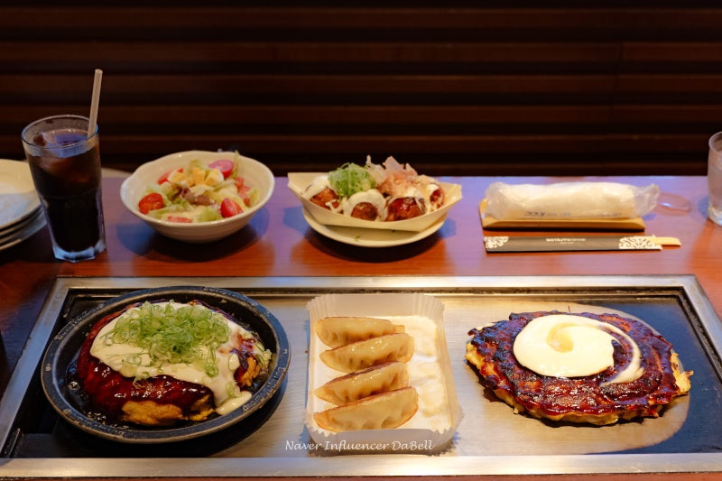 오사카 도톤보리 맛집 보테쥬 난바 오코노미야끼 메뉴 추천!