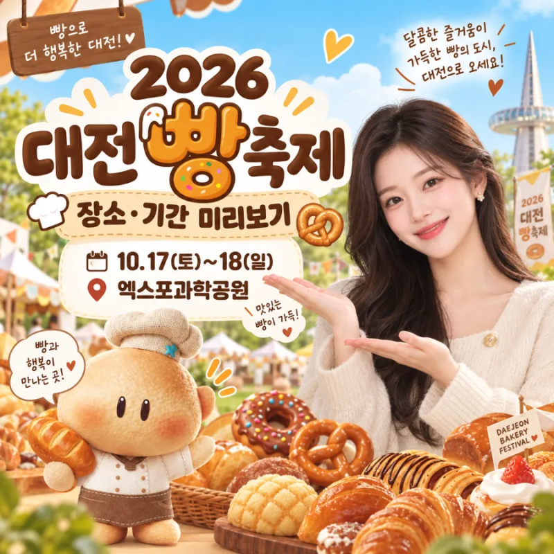 Get Ready for the 2026 Daejeon Bread Festival: Venue and Dates in Advance