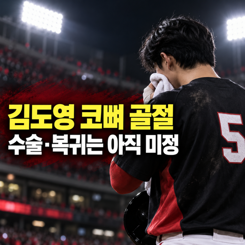김도영 코뼈 골절, 수술·복귀는 아직 미정…아시안게임 출전 괜찮을까