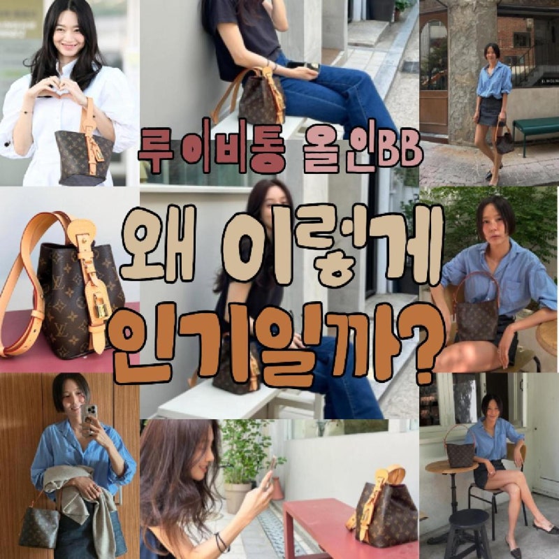신민아•김나영•정려원 가방으로 유명한 루이비통 올인BB, 셀럽들이 사랑하는 이유