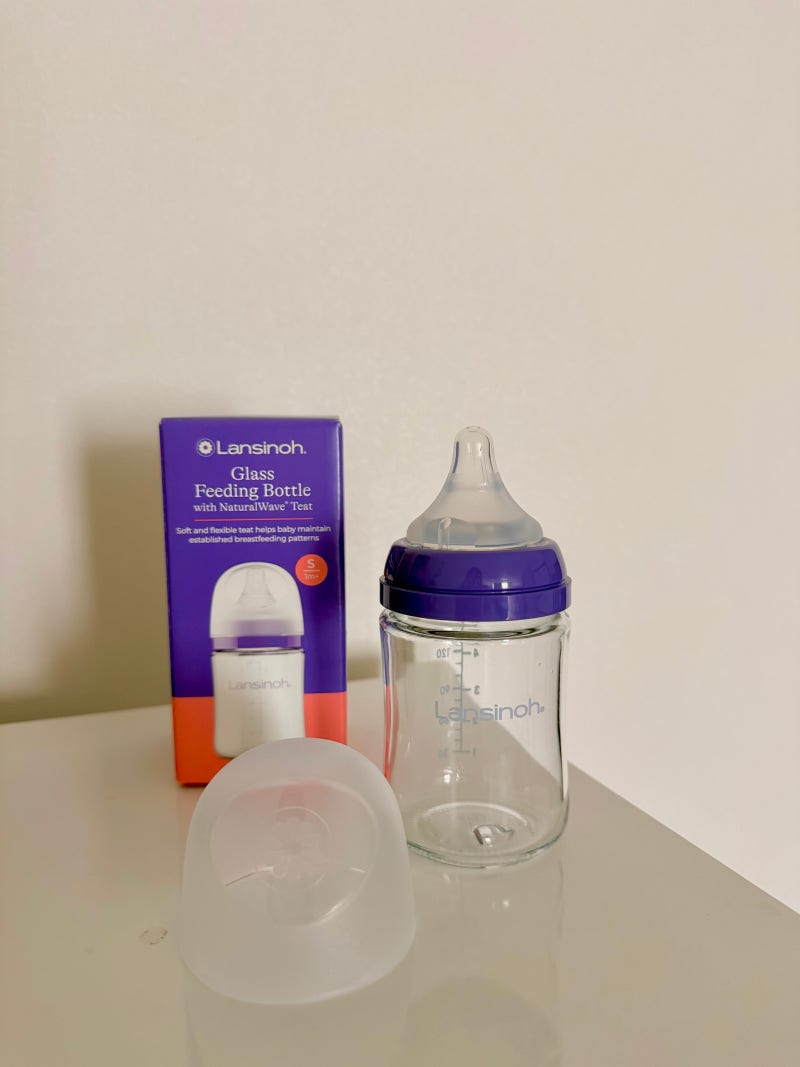 란시노 아기 배앓이 역류 방지 유리 젖병, 160ml 리뉴얼 사용 후기