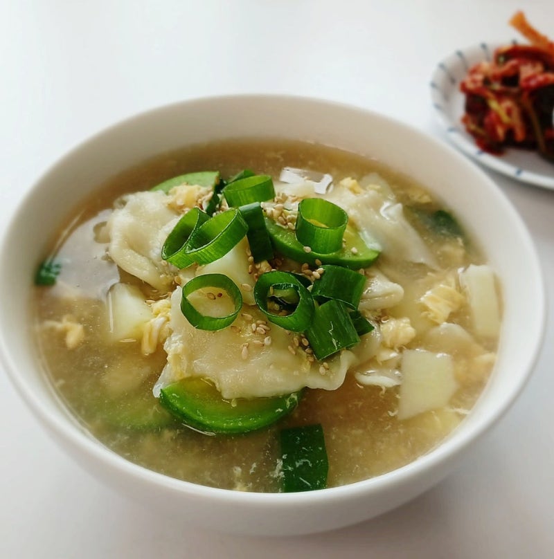 감자 수제비레시피 ,수제비 반죽 만들기 2인분