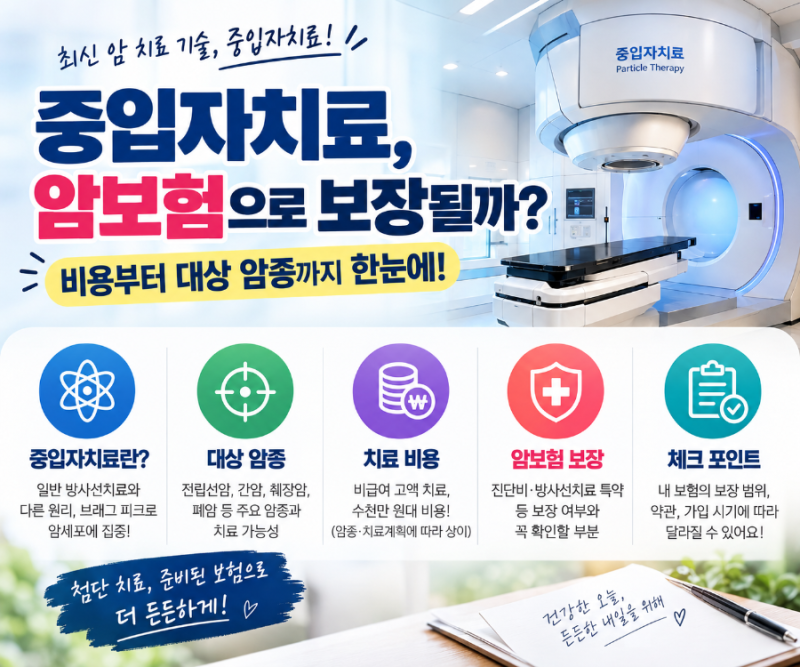 항암 중입자치료, 비용부터 보험까지 알아두면 좋은 이유