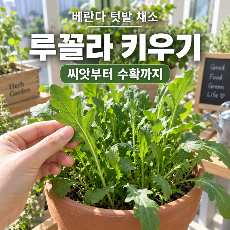 루꼴라 키우기 씨앗 파종시기부터 수확까지 이렇게 키워요
