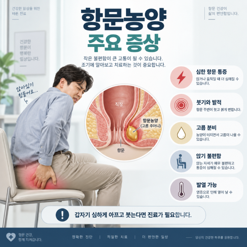 항문농양 증상, 원인, 치료, 수술, 항문주위농양과 치루 차이, 고름·통증·재발 등 총정리