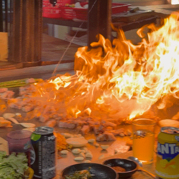 고색동 맛집 | 당구대통철판삼겹살 수원점 삼겹살 맛집 불쇼 직관가능