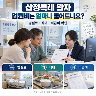 산정특례 환자 입원비는 얼마나 줄어드나요?｜병실료·식대·비급여 확인 방법