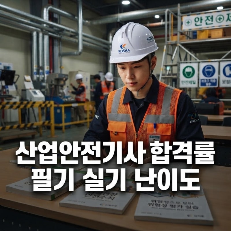 산업안전기사 합격률 필기 실기 난이도와 시험 준비 팁