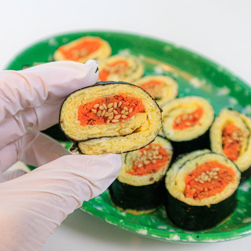 “20kg 감량한 소유, 김밥 이렇게 먹고 뺐다고?” 밥 대신 양배추 듬뿍! 당근라페 키토김밥