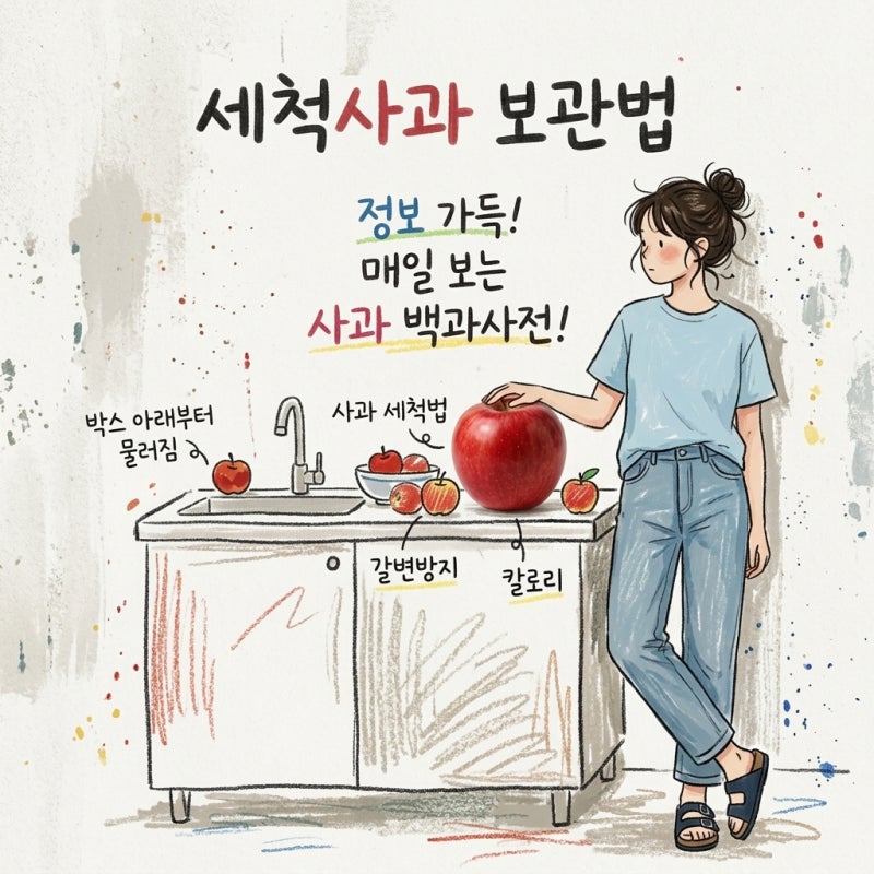 세척사과 보관법 사과 세척법 아리수 사과 사과 보관법 구별법 갈변방지법 칼로리