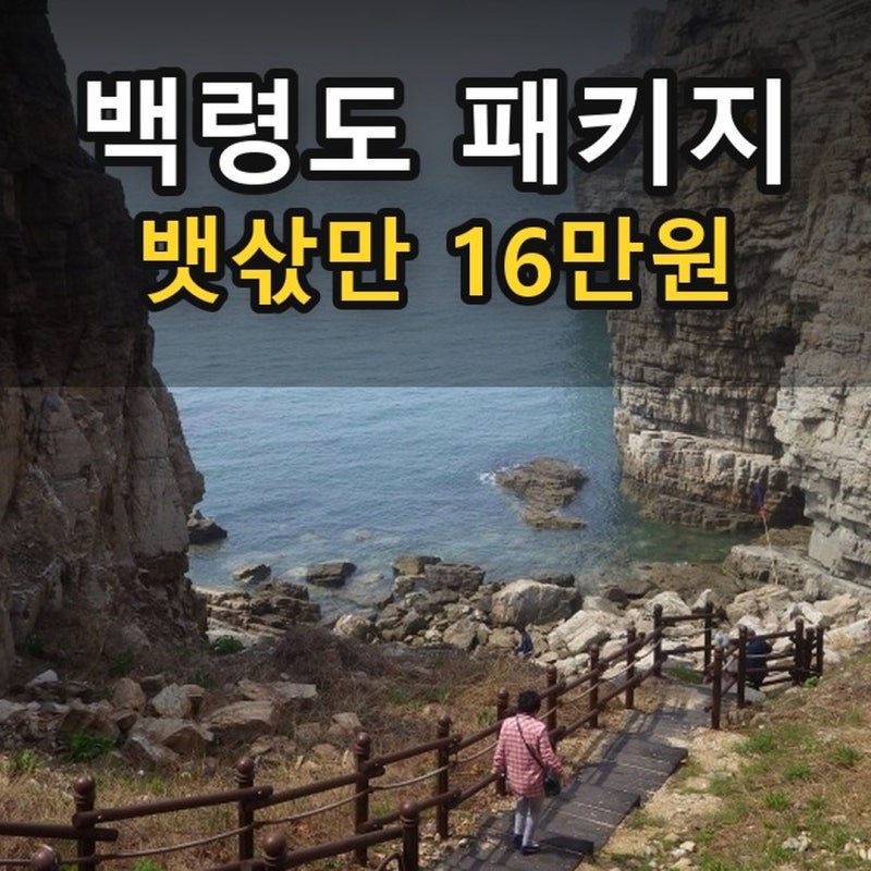 백령도 다녀오려고 여행사 여섯 곳을 열어 봤습니다