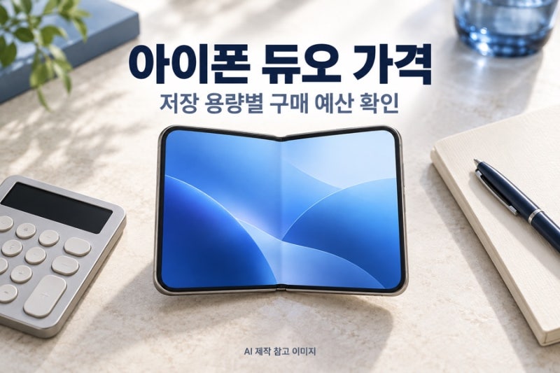 아이폰 듀오 가격·출시일｜329만원부터, 폴더블 아이폰 사전예약·스펙 총정리