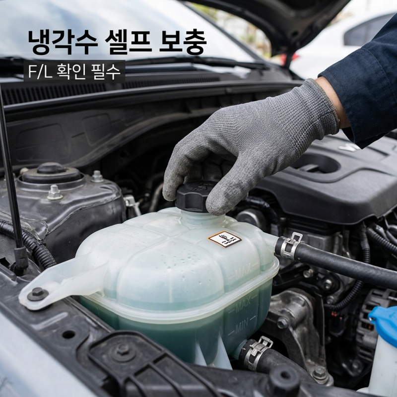 부동액 냉각수 보충 방법과 주기, 혼용 주의사항까지 초보운전 완벽 정리