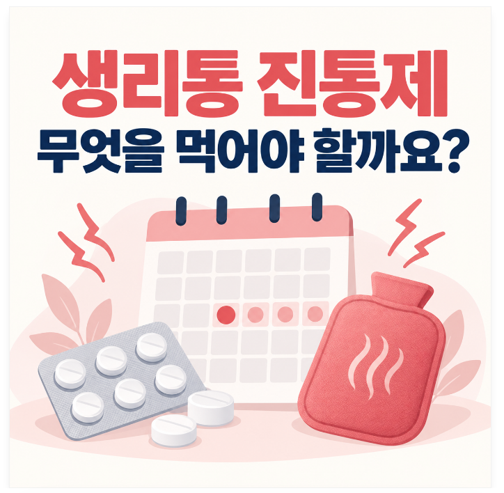 생리통 진통제, 타이레놀과 이부프로펜 중 무엇을 먹어야 할까요?