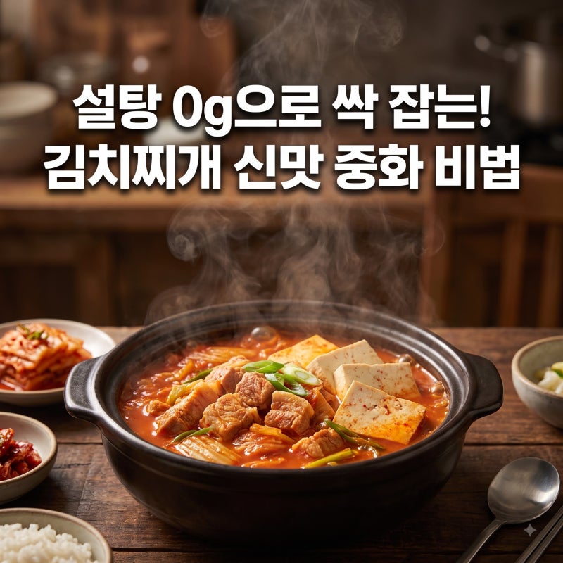 김치찌개 시큼할 때 설탕 없이 신맛 줄이는 꿀팁