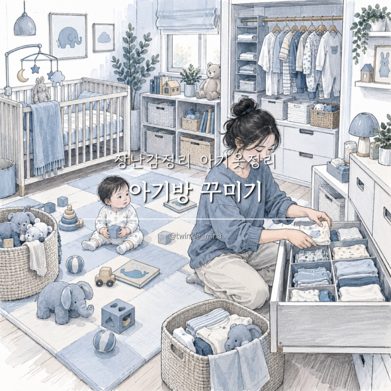 아기방 꾸미기 인테리어 장난감정리 아기옷정리 노하우